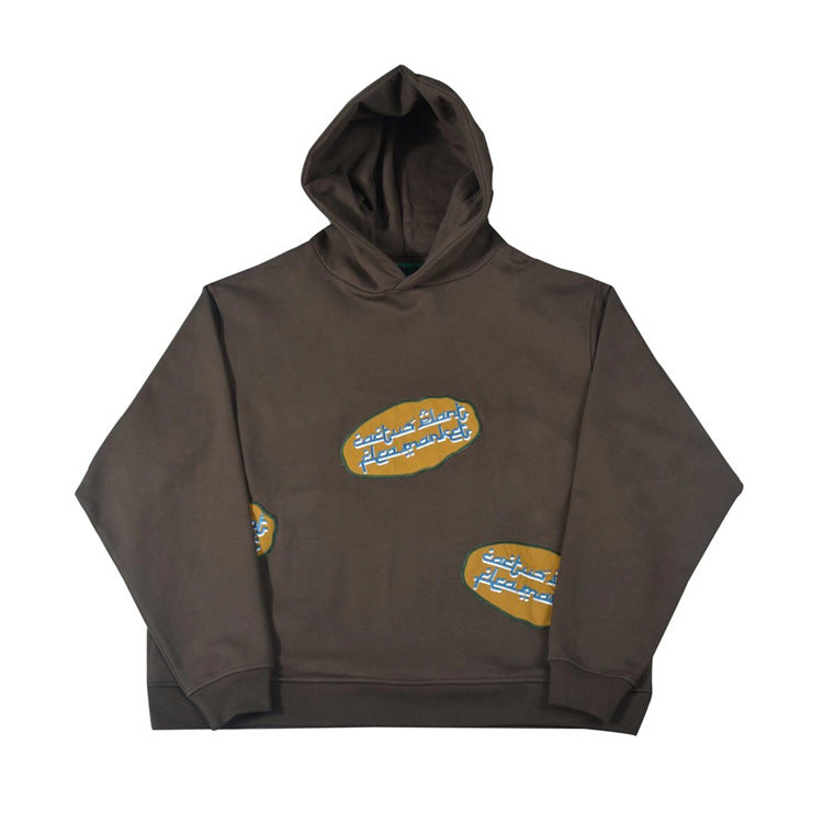 Brown Jesus Is King printed hoodie for Christian men - streetwear faith apparel