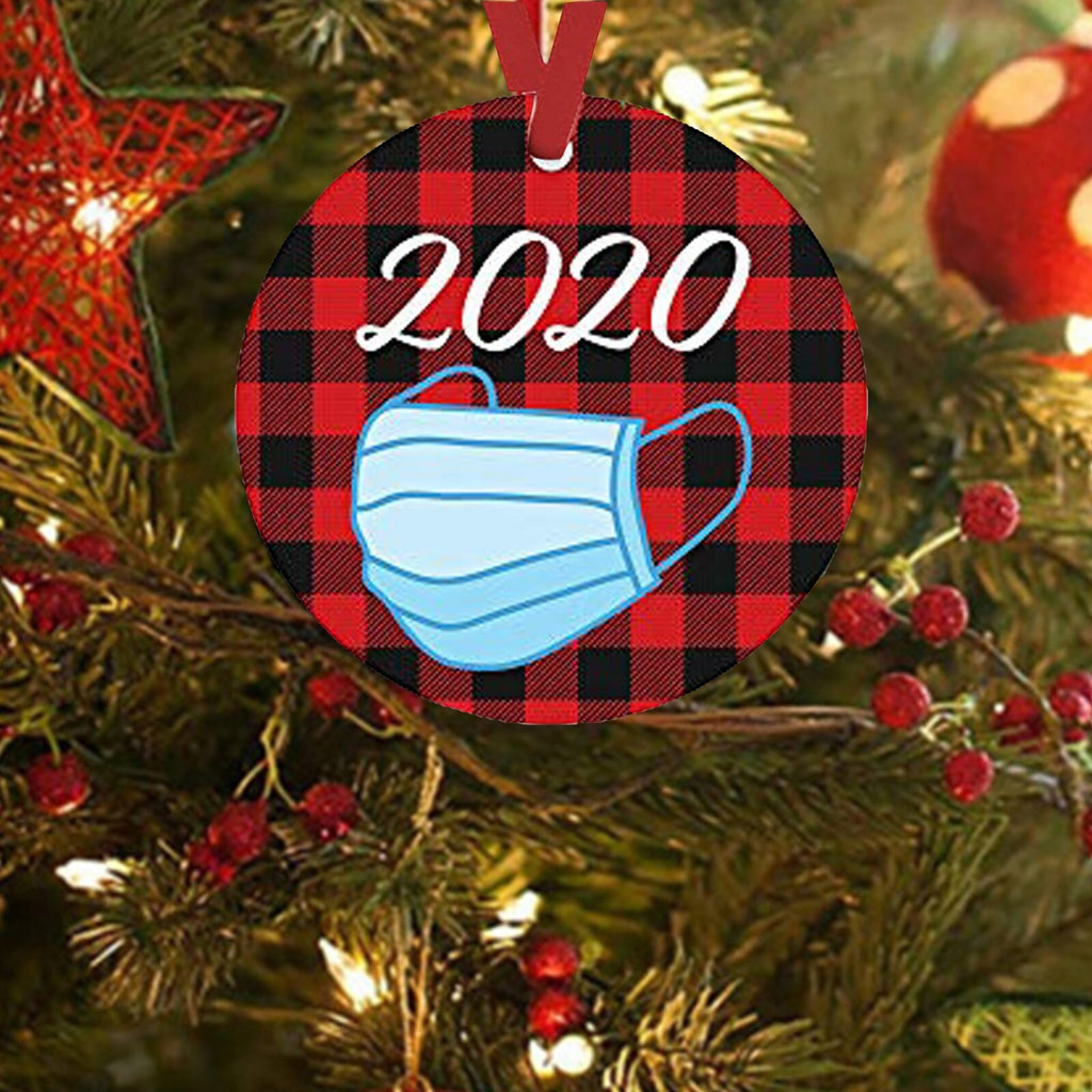 Pastoral style wooden pendant featuring Christmas tree motif for Christian jewelry