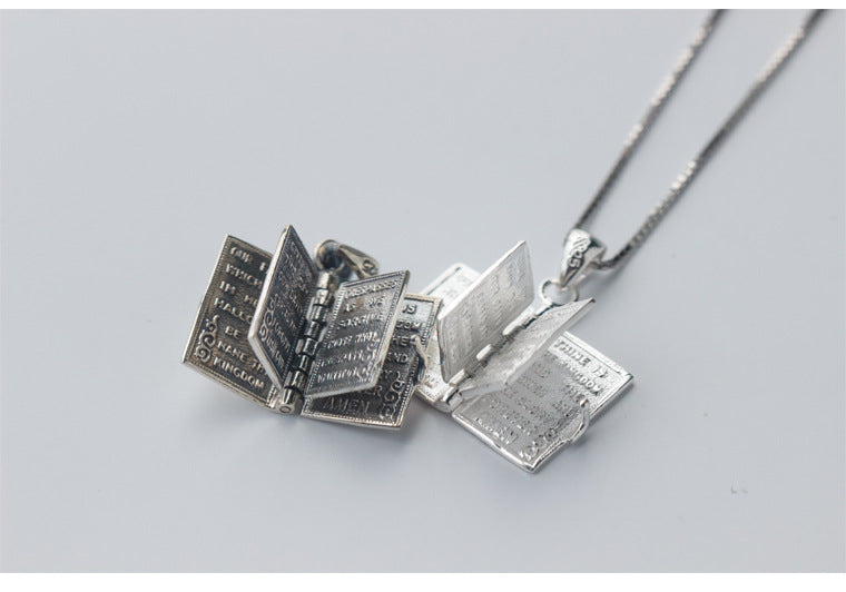 Silver Cross Pendant - Couples Christian Jewelry Secondary image