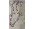 Holy Rosary Bead Necklace with Cross - Catholic devotional jewelry