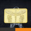 Jesus Wings Cross commemorative coin with gold-plated finish in acrylic case