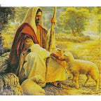 Jesus diamond painting cross stitch design on canvas