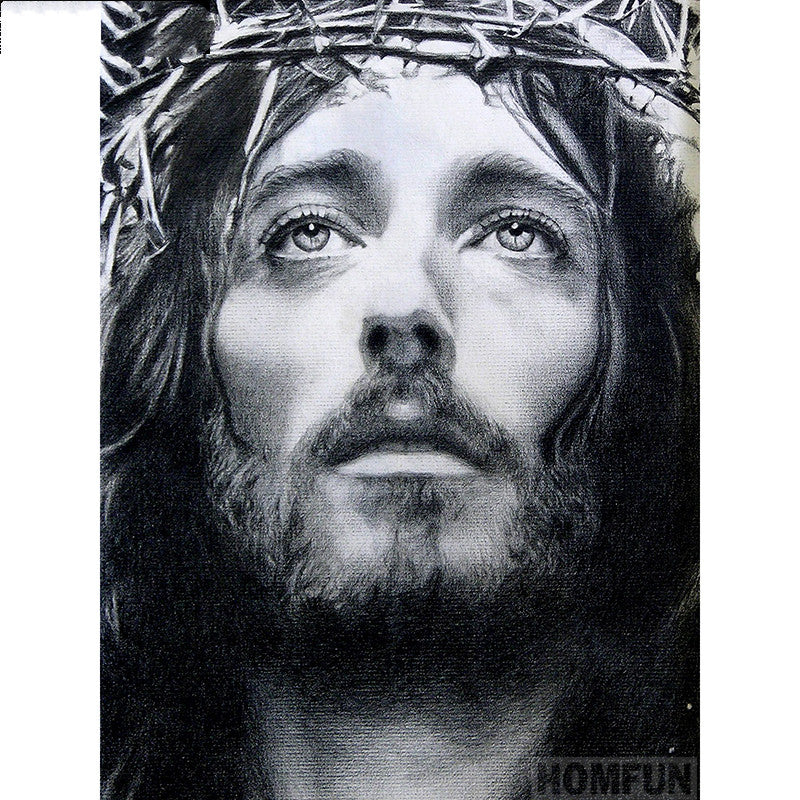 Jesus Cross Diamond Painting - Christian Home Decor Secondary image