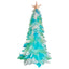 Festive Christmas window decal sticker displayed on glass surface