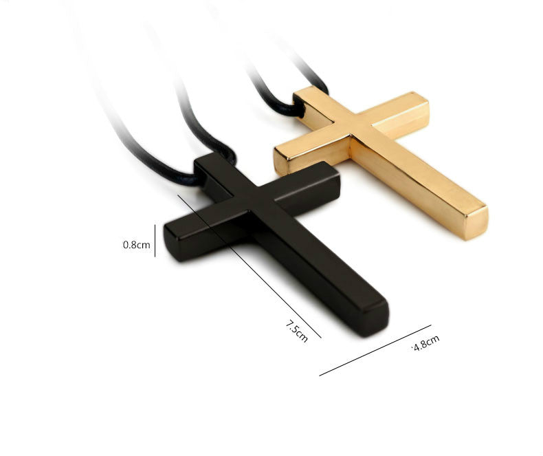 Jesus Christ Cross Pendant Necklace product angles view