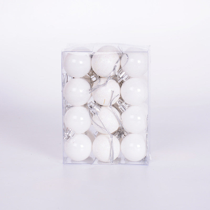 Set of Christmas Ball Ornaments LED String Lights Battery Powered Secondary image
