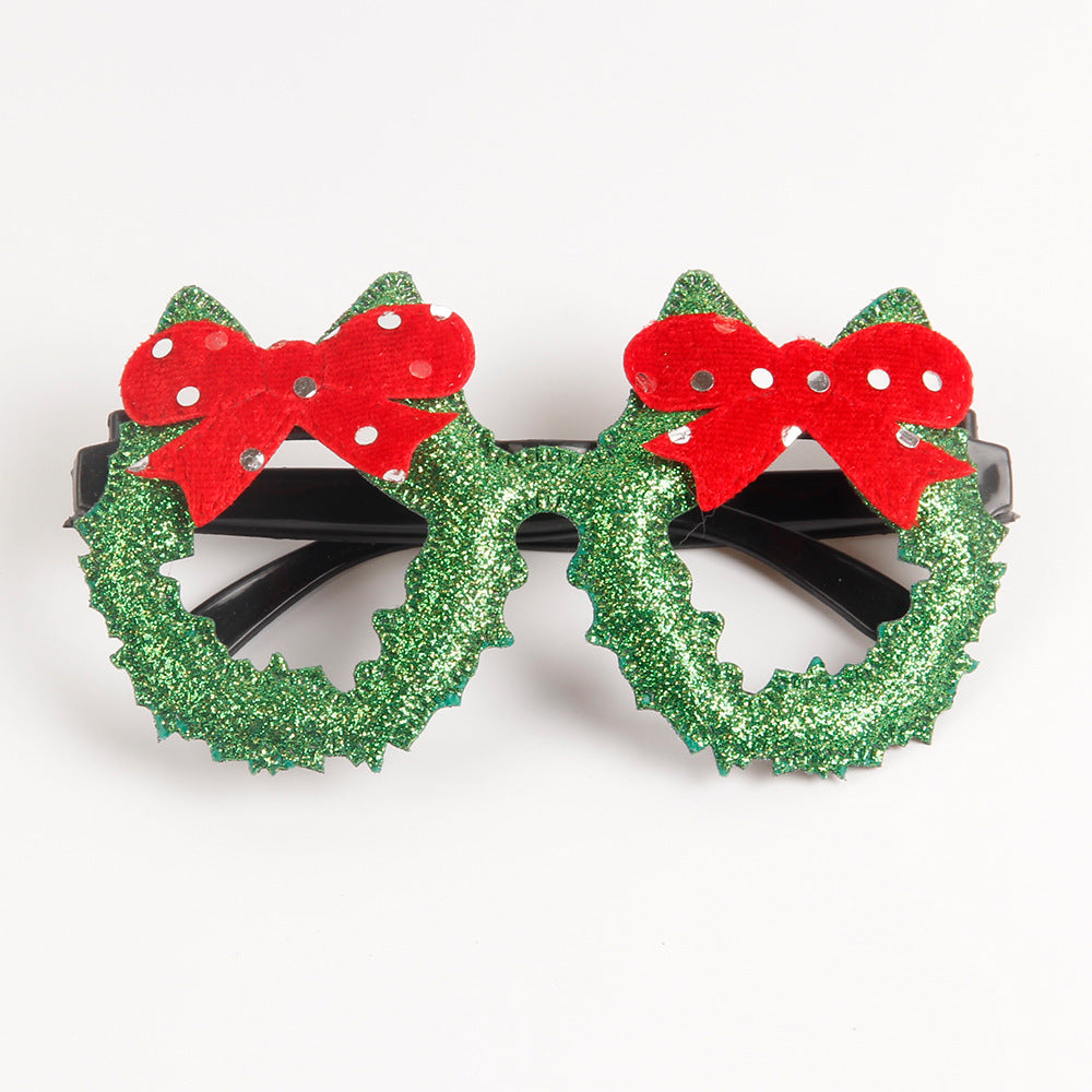 Christmas Party Glasses - Festive Holiday Dress Up Props - Christian Home Decor