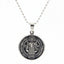 Stainless steel Jesus pendant featuring Christ imagery in a classic European American style