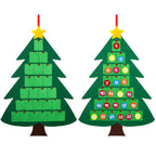 Faith-inspired Christmas tree felt decor for the season