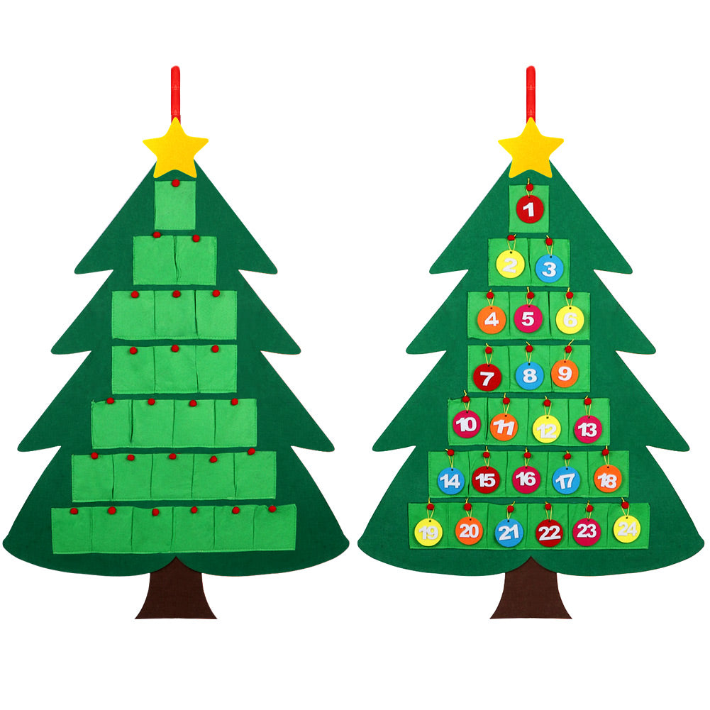 Faith-inspired Christmas tree felt decor for the season