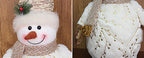 Long Velvet Snowman Decoration - Christian Home Decor