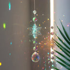 Festive ornament displaying snowflake beauty