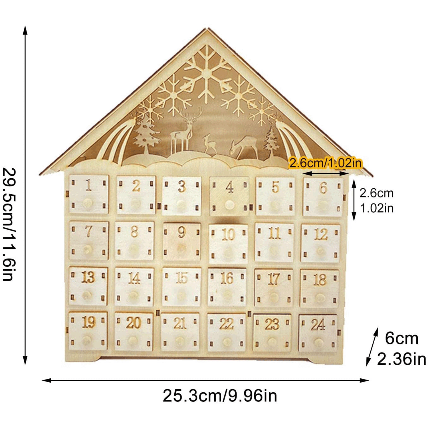 Decorative wooden ornament showing craftsmanship detail