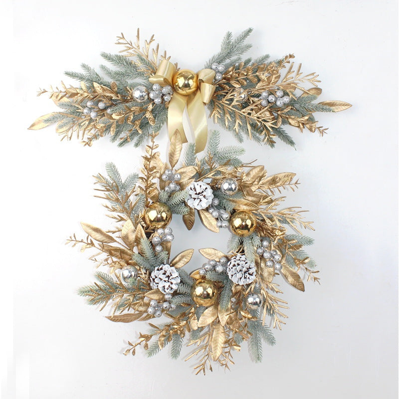 Golden Wire Christmas Garland - Christian Home Decor - Christian Home Decor