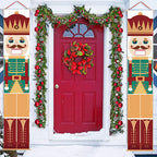 Festive oxford cloth Christmas ornaments for holiday celebration setup