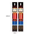 Christmas ornament pair showing classic holiday theme decorations