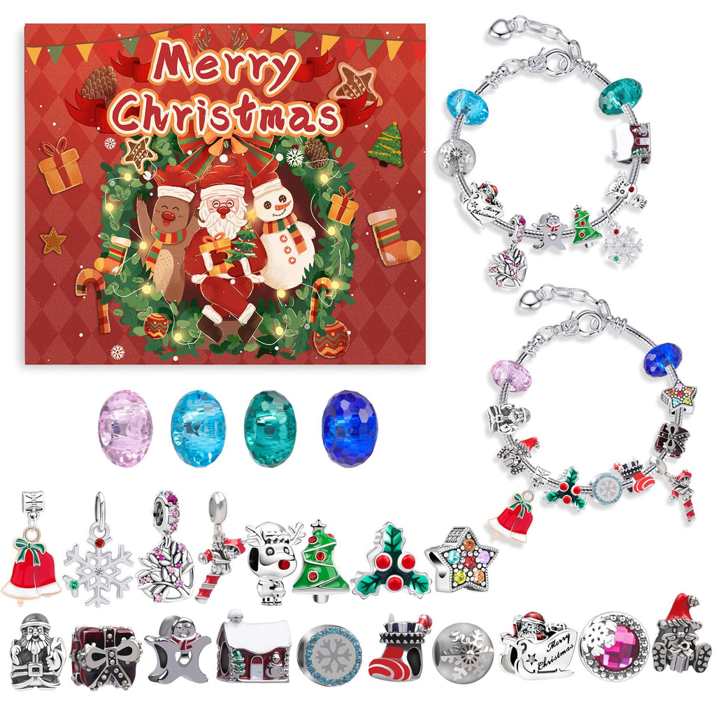 Festive woodland-themed children's Christmas bracelet