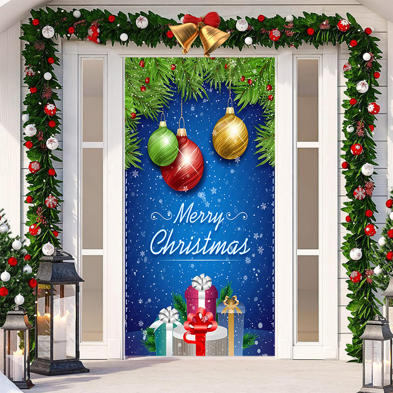 Festive Christmas tapestry showcasing American holiday style design