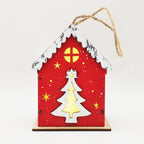 Wooden Christmas Craft Pendants - Angel, Elk & Tree Designs - Christian Jewelry