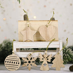 Angel wooden pendant ornament in transparent box for Christmas