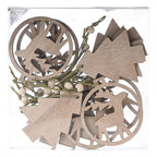 Faith-inspired Angel wooden ornament for holiday decorating