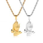 Stainless steel hemp flowers chain detail for necklace