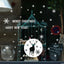 Santa Claus Christmas wall sticker featuring cheerful holiday design