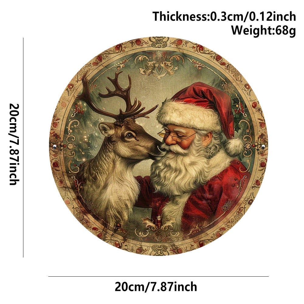 Wooden Christmas Doorplate - Christian Home Decor - Christian Home Decor