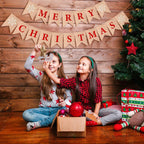 Faith-inspired Christmas banner featuring MERRY CHRISTMAS lettering