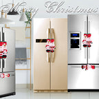 Christmas cloth glove set featuring holiday-themed design for fridge use