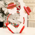 Snowman style headband earmuffs Christmas decoration