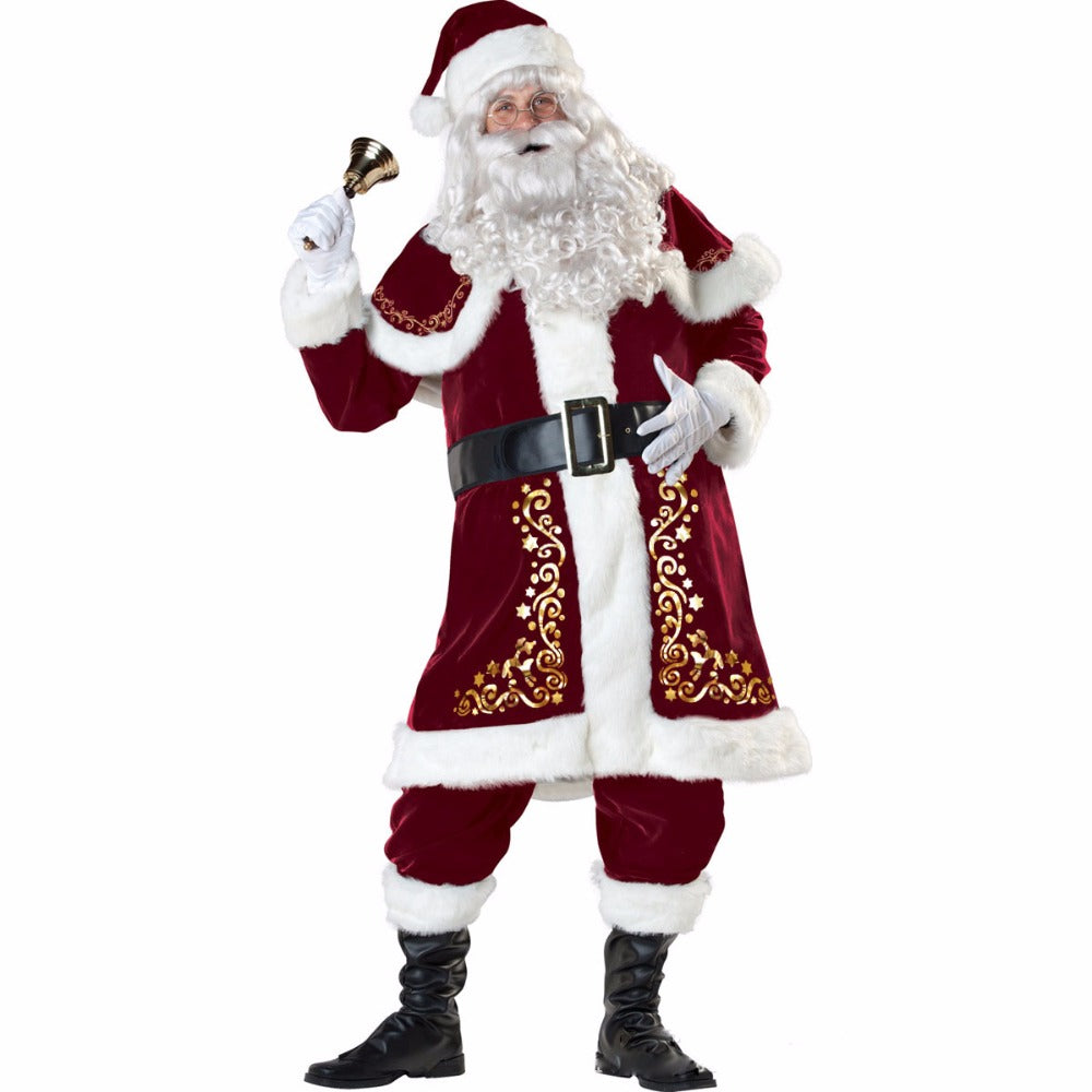 Santa Claus themed princess costume for Christmas celebration