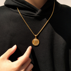 Jesus Christ pendant collection view showing gold and silver options