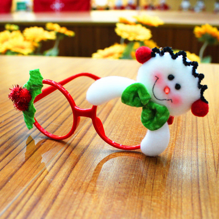 Christmas Snowman novelty glasses festive party accessory