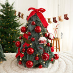Tall 90cm PE Christmas tree with lights standing elegantly as a floor decoration