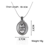 Snake chain necklace with heart cross pendant and matching ring included