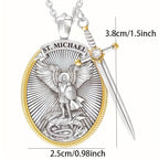 Crown-topped shield keychain on O-shaped chain offering daily reminder of Christian faith