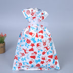 Christmas gift bags with bow and candy displays