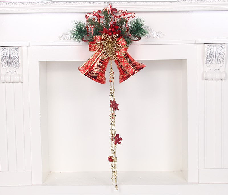 Festive bell ornament in traditional style