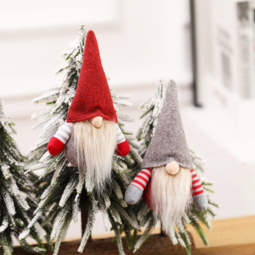 Festive Christmas pendant with soft fabric texture detail