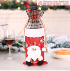 Cozy Christmas wine bottle accessory with seasonal charm for your home