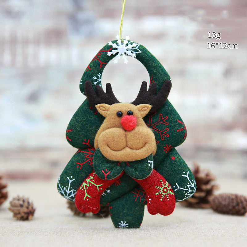 Festive snowman pendant decoration for Christmas trees