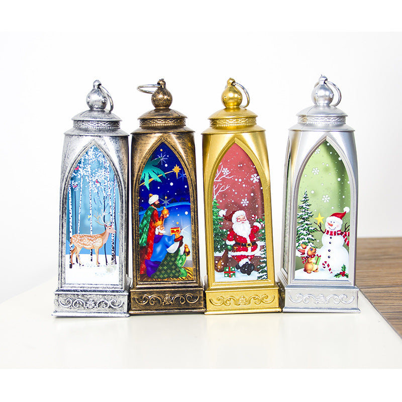 Vintage Arch Christmas Lamp - Christian Home Decor Secondary image