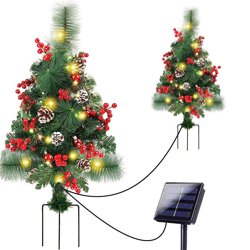 Holiday Christmas tree lamp with battery box