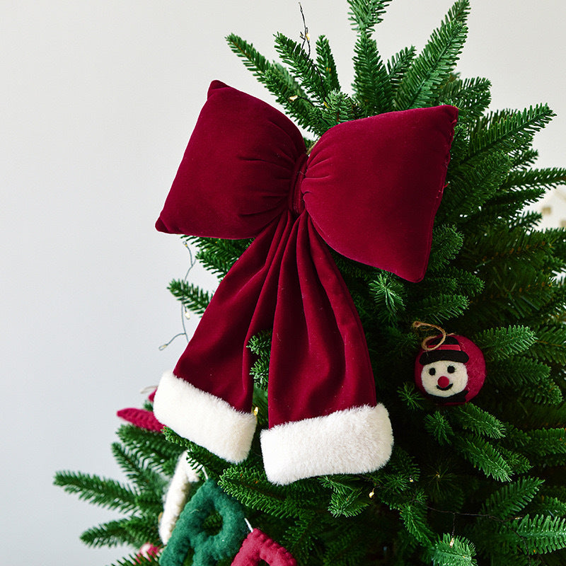 Small Christmas bow for gift wrapping