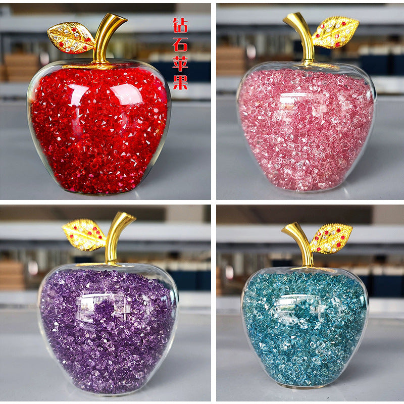 Festive crystal ornament displaying light refraction