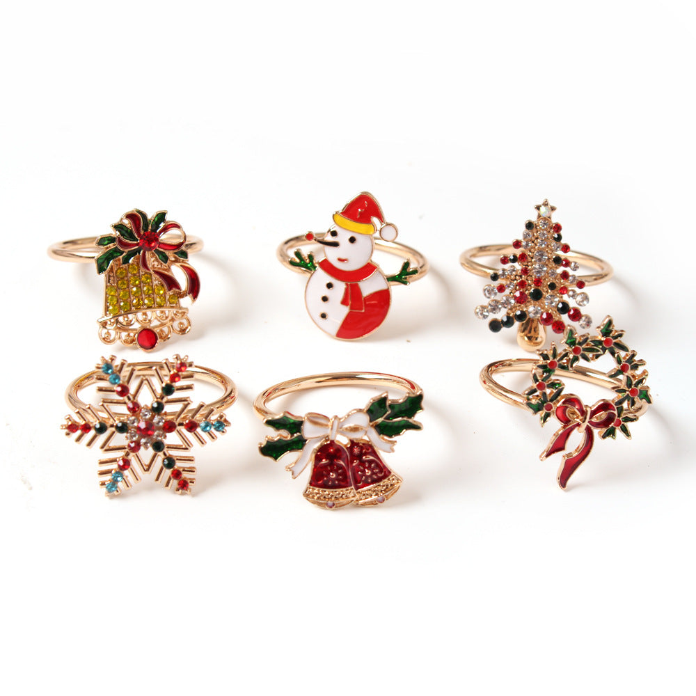Snowflake Christmas Napkin Ring - Christian Jewelry - Christian Jewelry