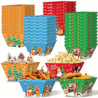 Gingerbread man paper food trays set of 12 for Christmas parties
