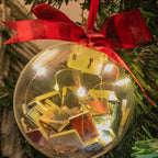 Cozy Christmas decoration with book pendant design
