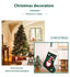Embroidered Christmas stocking gift bag in festive colors for holiday gift giving